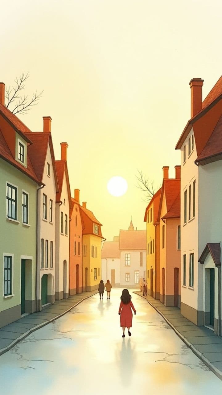 Dans la lumière de la ville