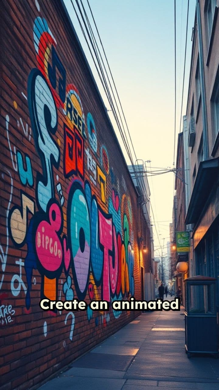 Neon Graffiti Rap Vibes