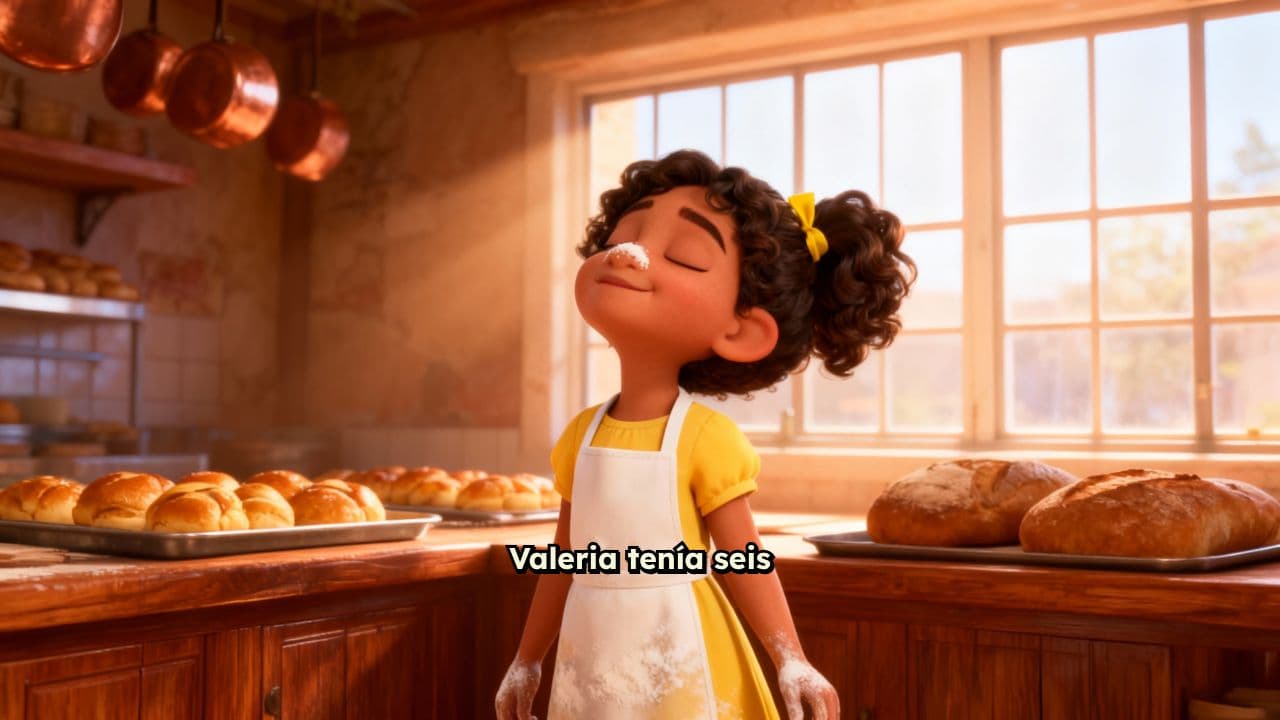 Valeria quiere ser Panadera de Sonrisas