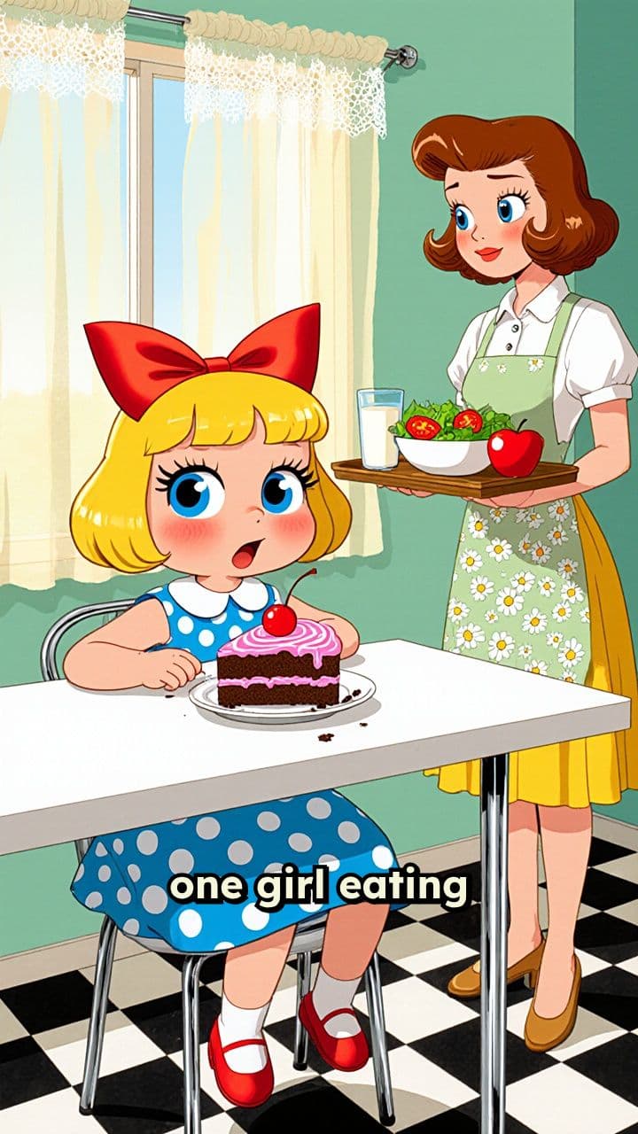 Mother Replaces Cake With Healthy Lunch