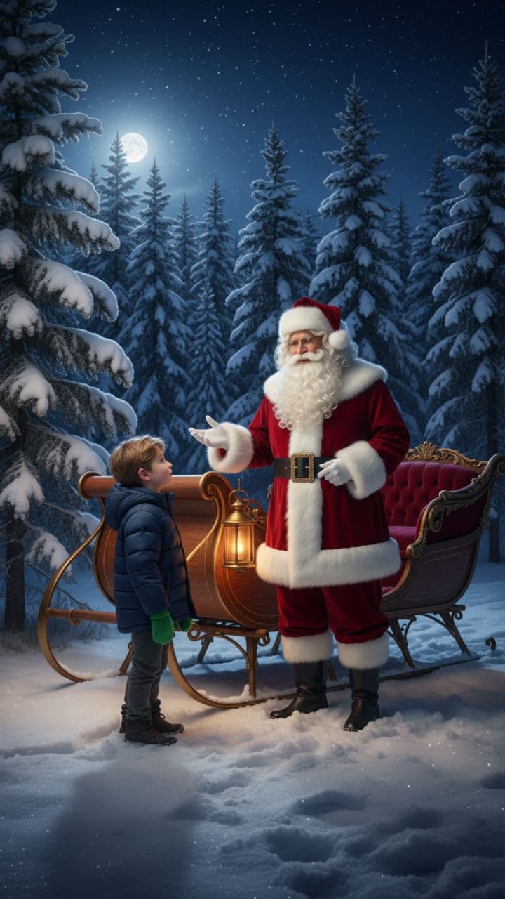 Weihnachtsmann verliert Geschenke