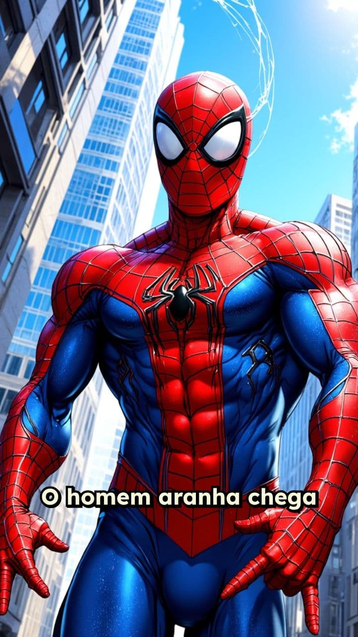 Homem Aranha Parabeniza Augusto pelo Aniversário