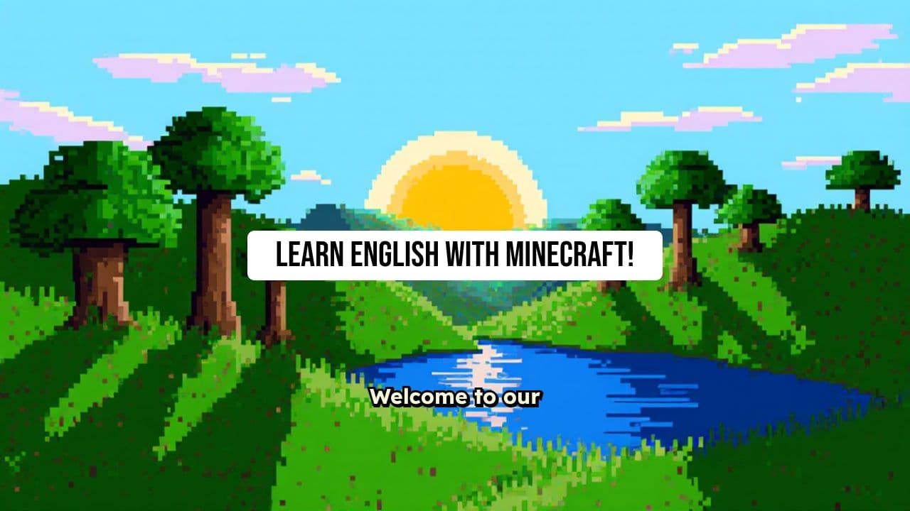 Learn English with Minecraft!
