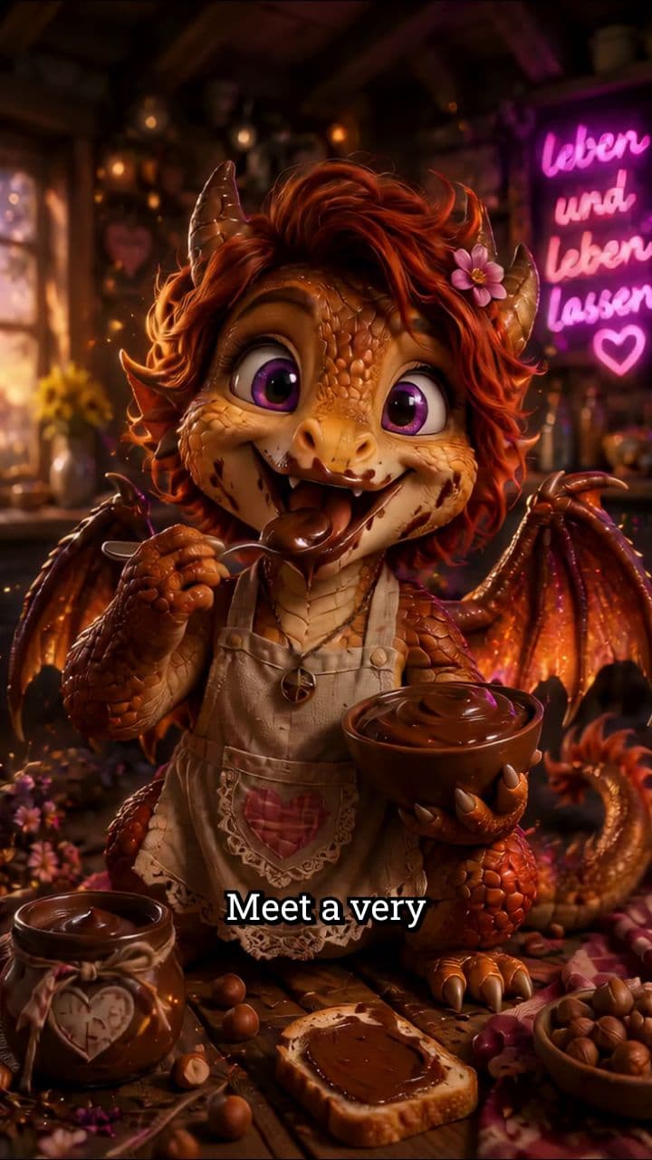 Gigi the Chocolate Dragon