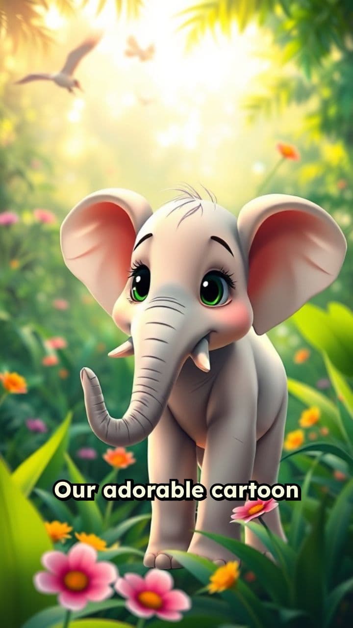 Jungle Joy: The Happy Elephant