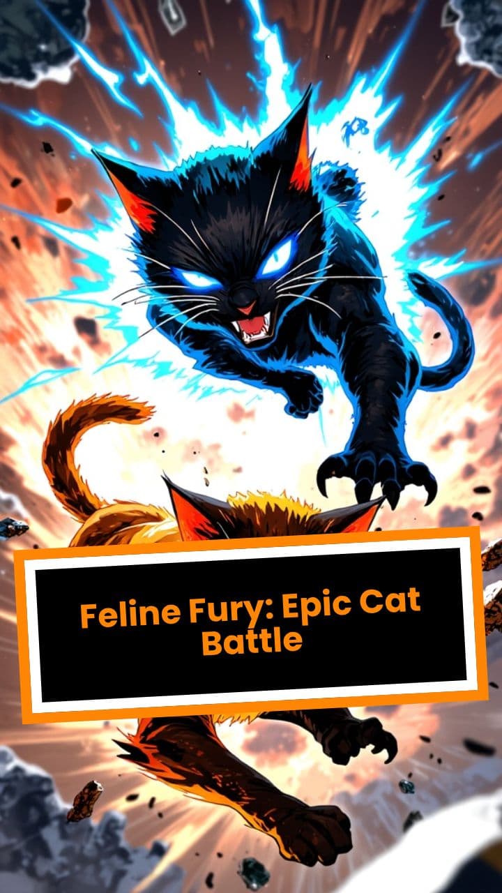 Feline Fury: Epic Cat Battle