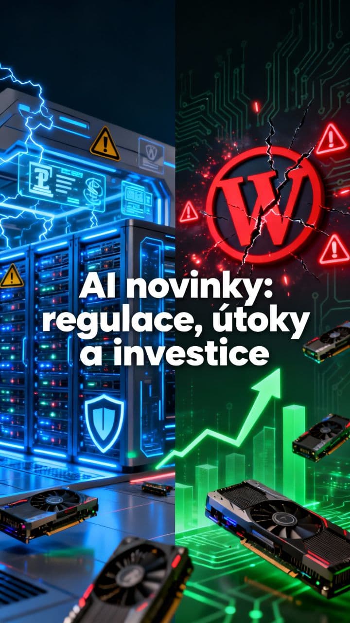 AI novinky: regulace, útoky a investice