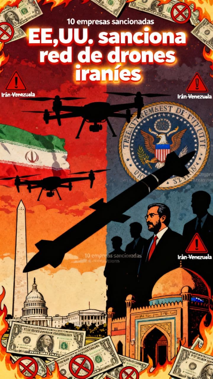 EE.UU. sanciona red de drones iraníes