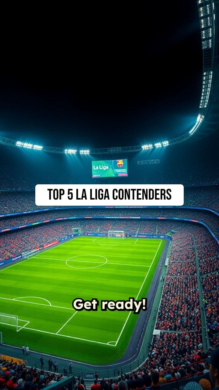 Top 5 Contenders to win La Liga this season