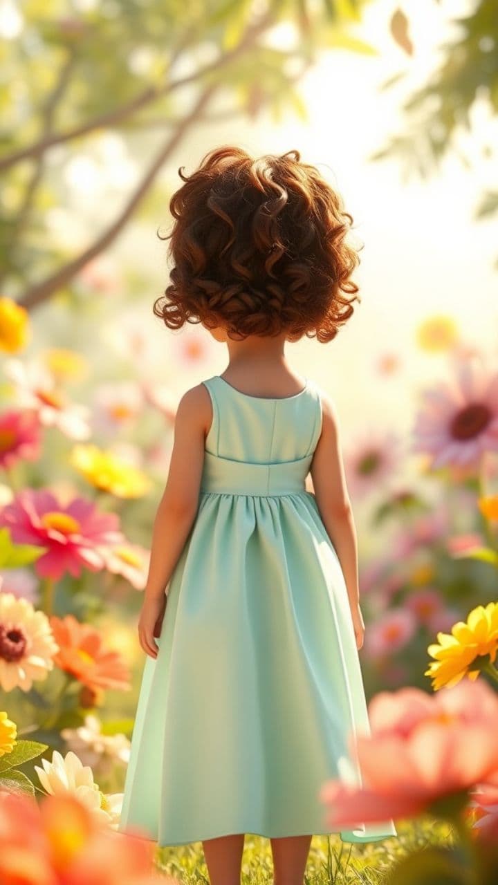 La niña Luisa y su danza