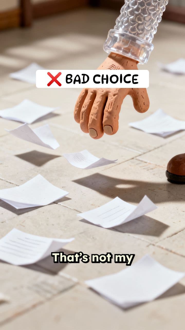 Someone Drops Their Papers