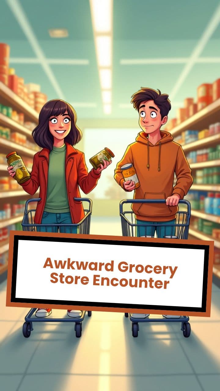 Awkward Grocery Store Encounter