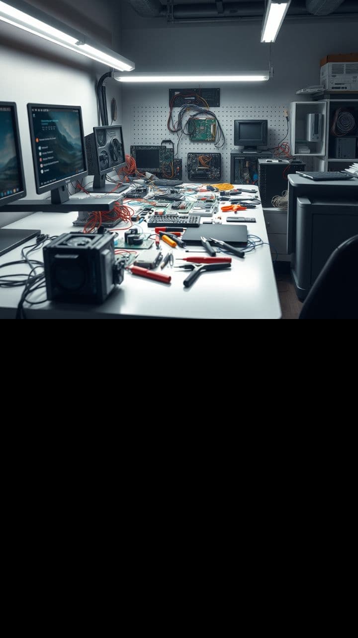 DIY Clock from Old Computer Parts