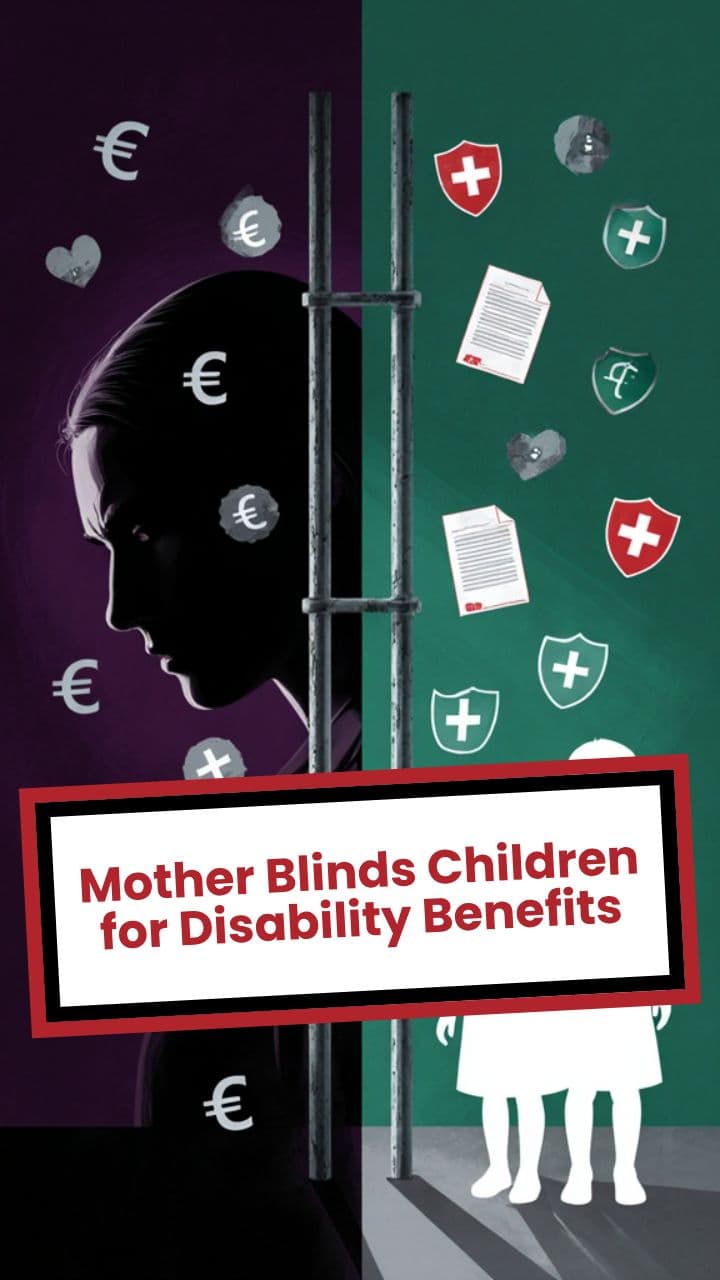 Mother Blinds Children for Disability Benefits