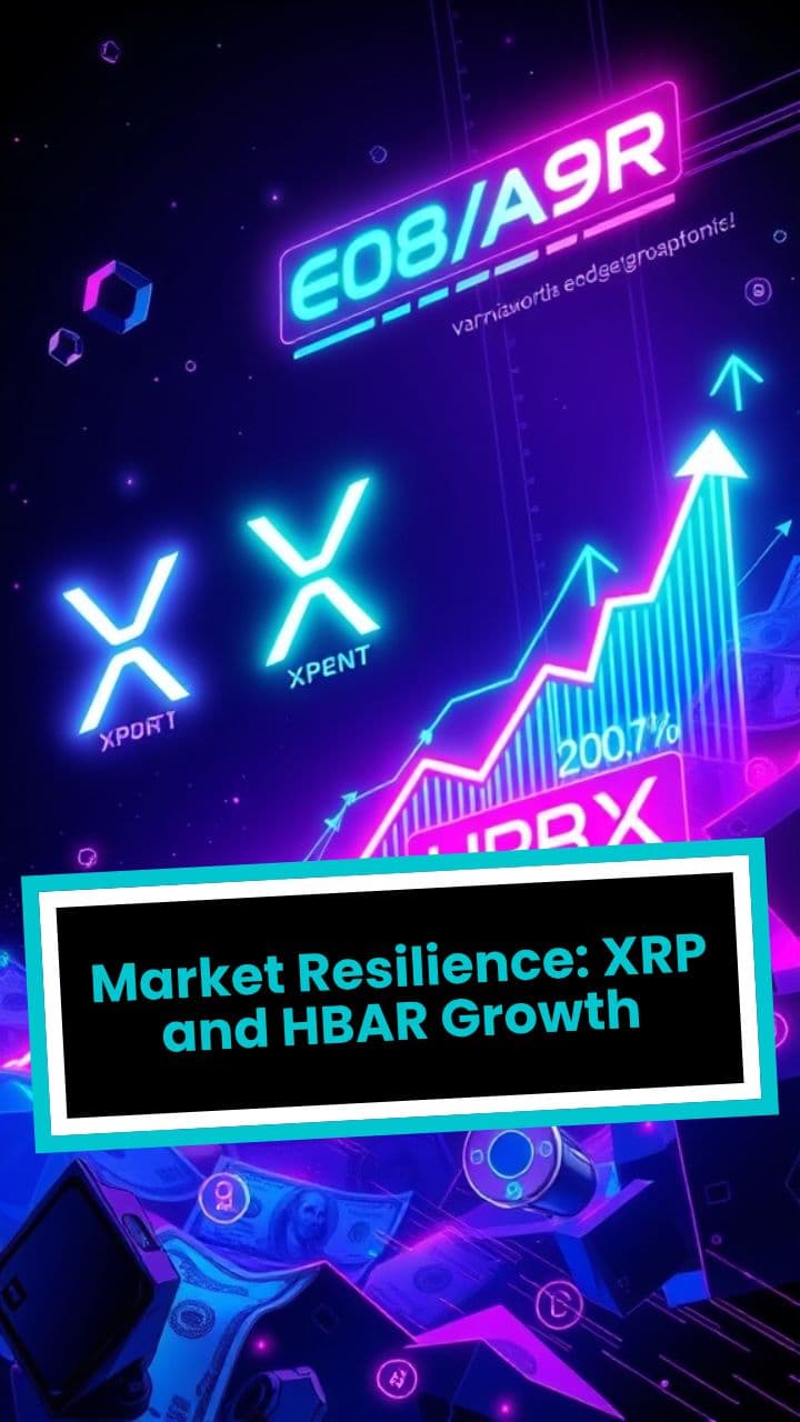Market Resilience: XRP and HBAR Growth