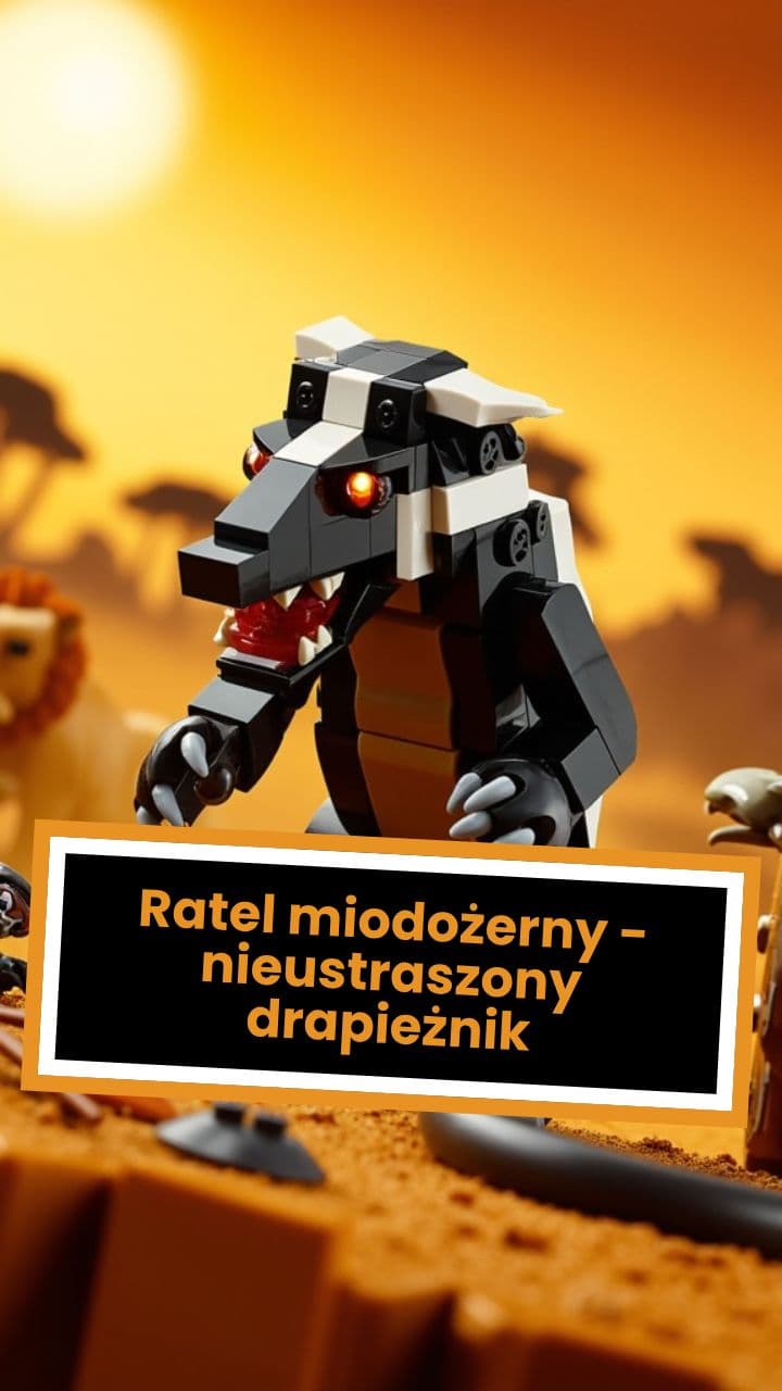Ratel miodożerny - nieustraszony drapieżnik