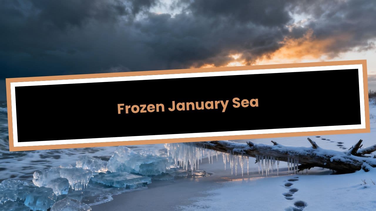 Frozen January Sea