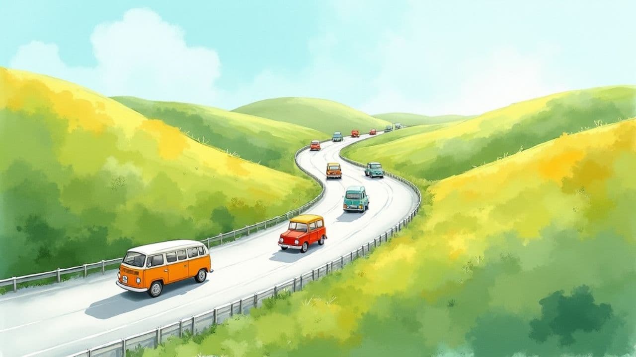 Logistics in Watercolor