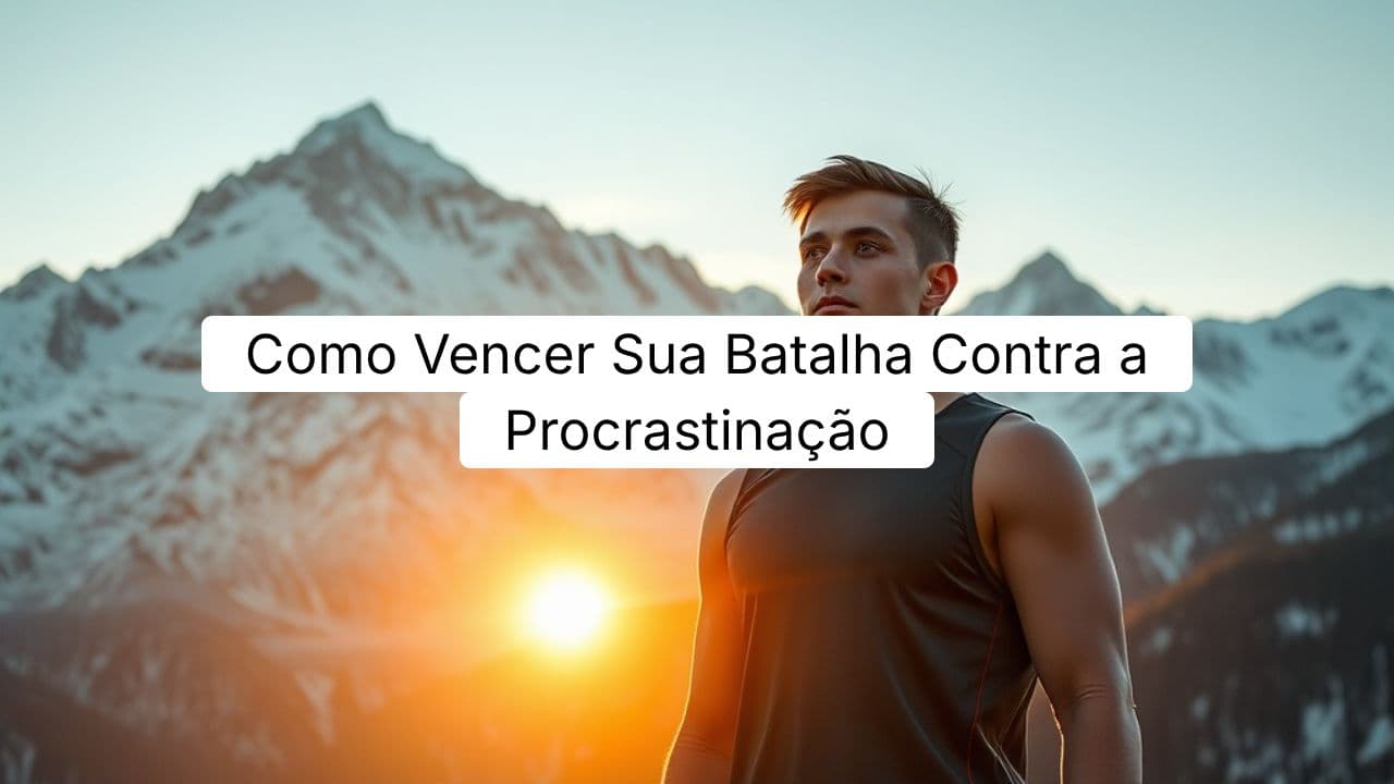 Superando a Procrastinação e Vencendo seus Limites Internos