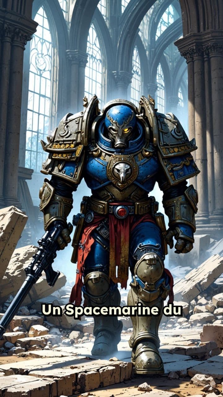 Marche dans les ruines gothiques