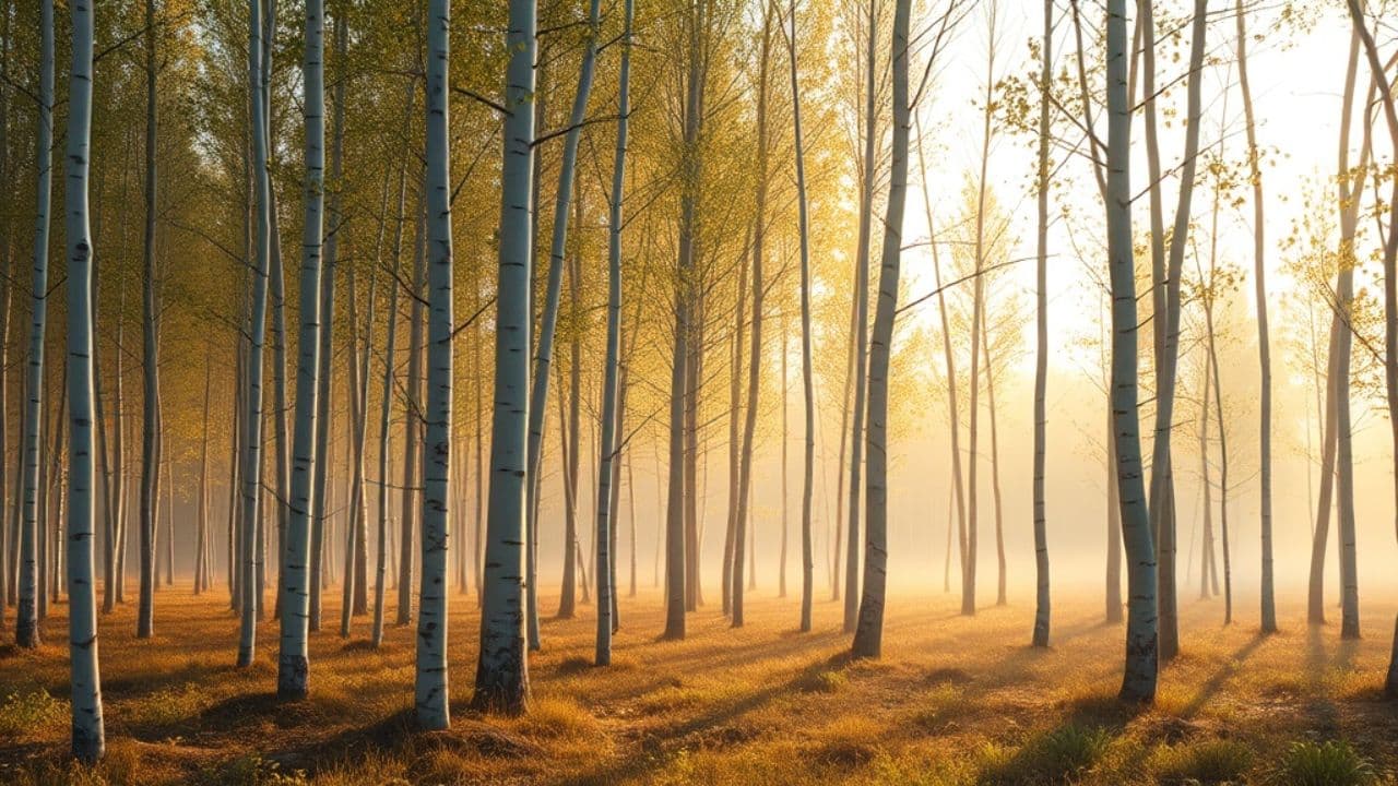 Березы и гроза