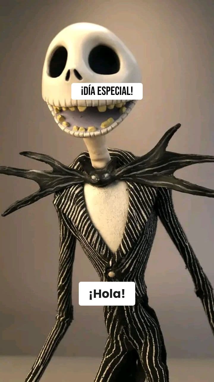 Feliz Cumpleaños con Jack Skellington