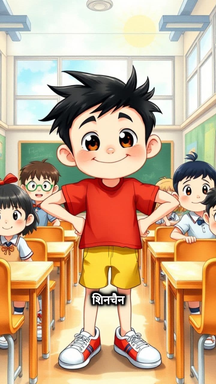 शिनचैन का क्लास मॉनिटर बनना