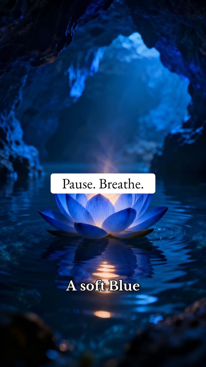 Blue Lotus Energy Reset — Short Wellness Video