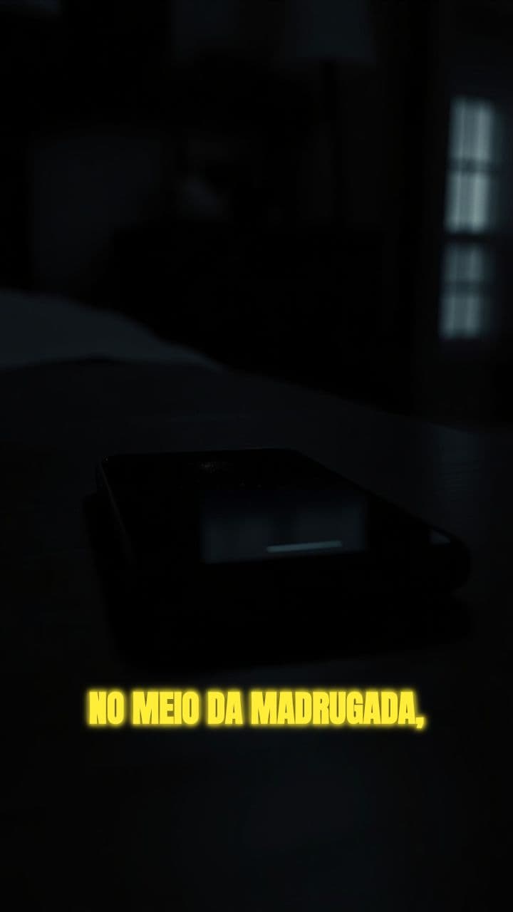 Gravação Sinistra na Madrugada