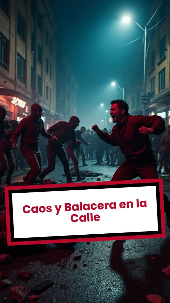 Caos y Balacera en la Calle