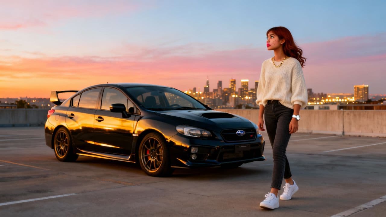 Cinematic Rooftop Sunset Shoot