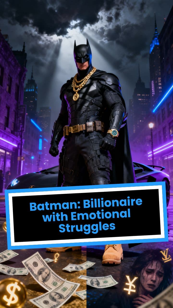 Batman: Billionaire with Emotional Struggles
