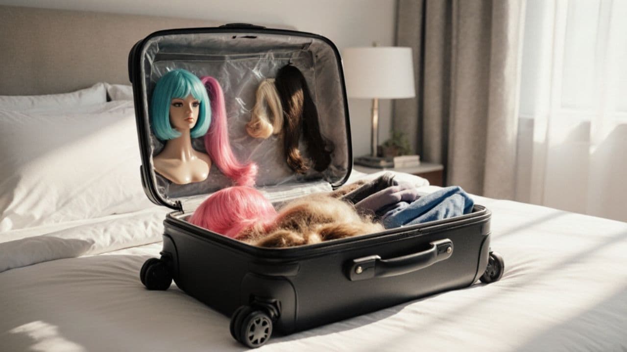 Justine's Suitcase of Hair