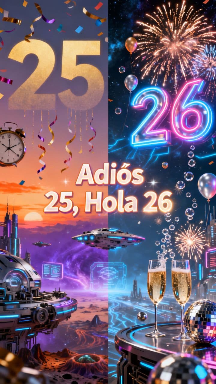 Adiós 25, Hola 26