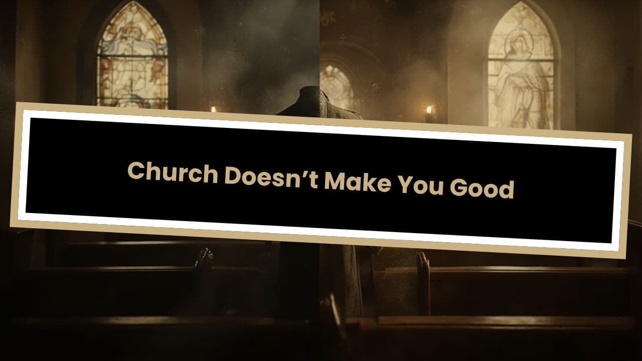 Church Doesn’t Make You Good
