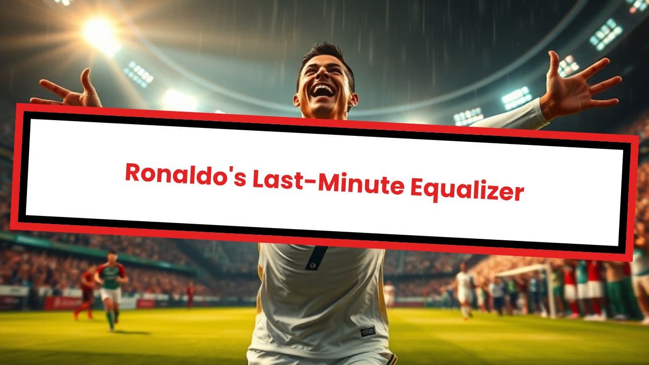 Ronaldo's Last-Minute Equalizer
