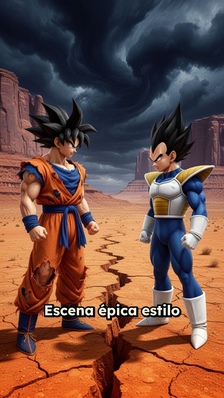 Choque Saiyajin en la Tierra