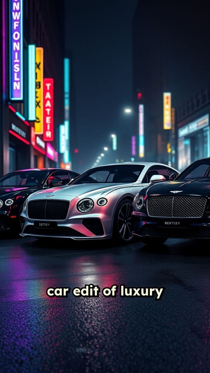 Bentley Luxury Cars with Phonk Beats