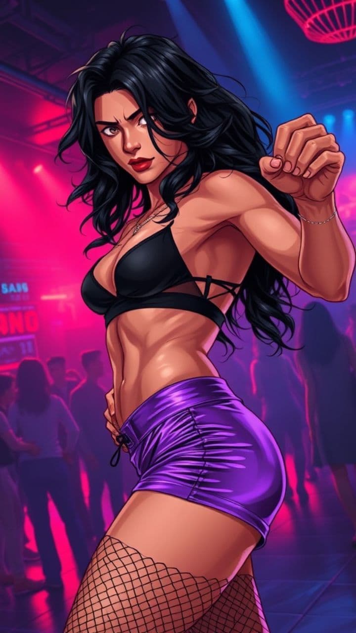 Femboy en la pista de baile