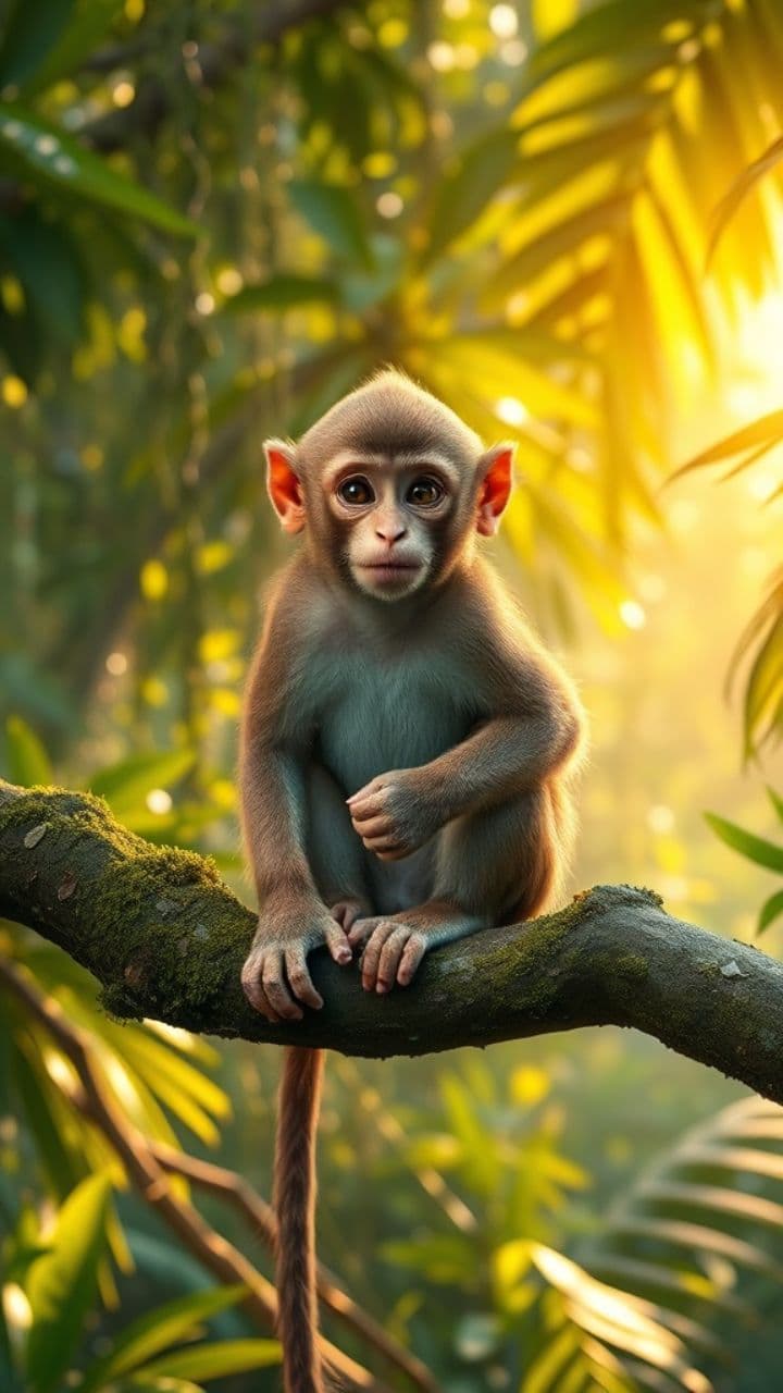 বানর বাবুর কলা চুরির কাহিনী