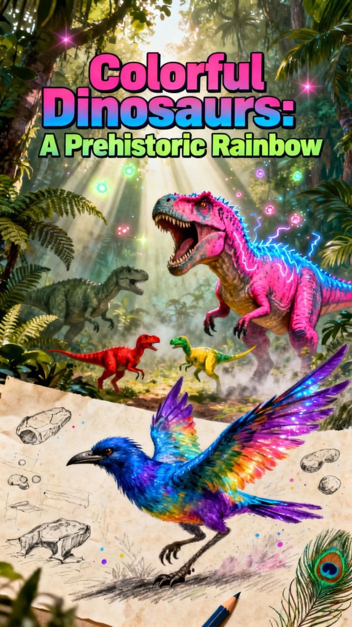 Colorful Dinosaurs: A Prehistoric Rainbow