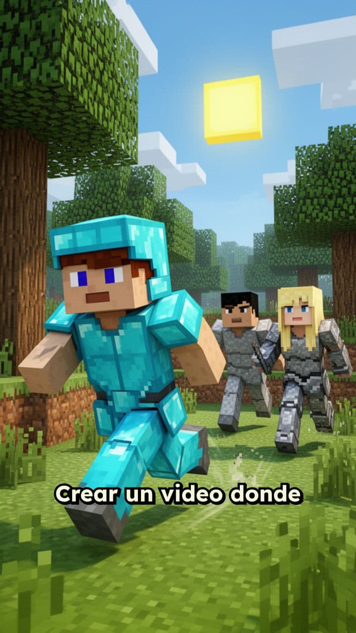 Persecución en Minecraft: Venganza Diamante