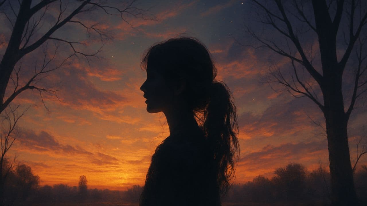 Silhouettes in the Afterglow