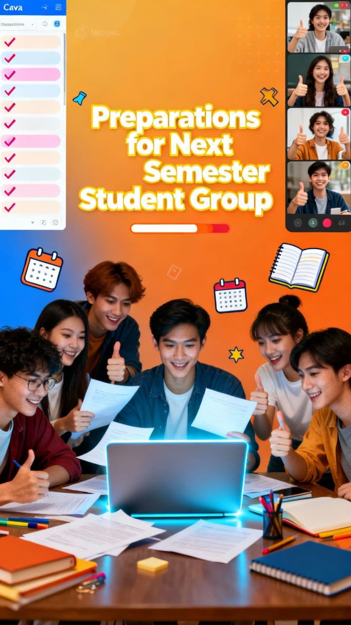 Preparations for Next Semester Student Group