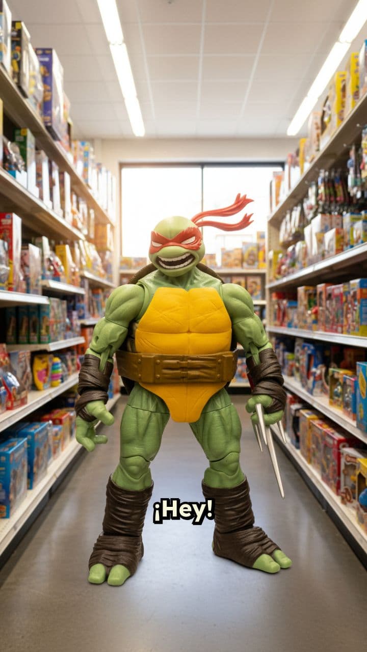¡Juguete épico listo para la acción!