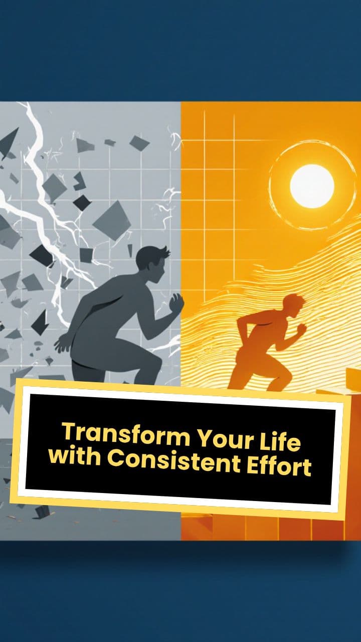 Transform Your Life with Consistent Effort