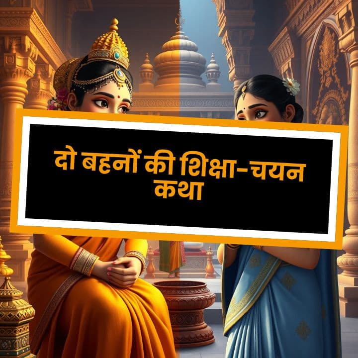 दो बहनों की शिक्षा-चयन कथा
