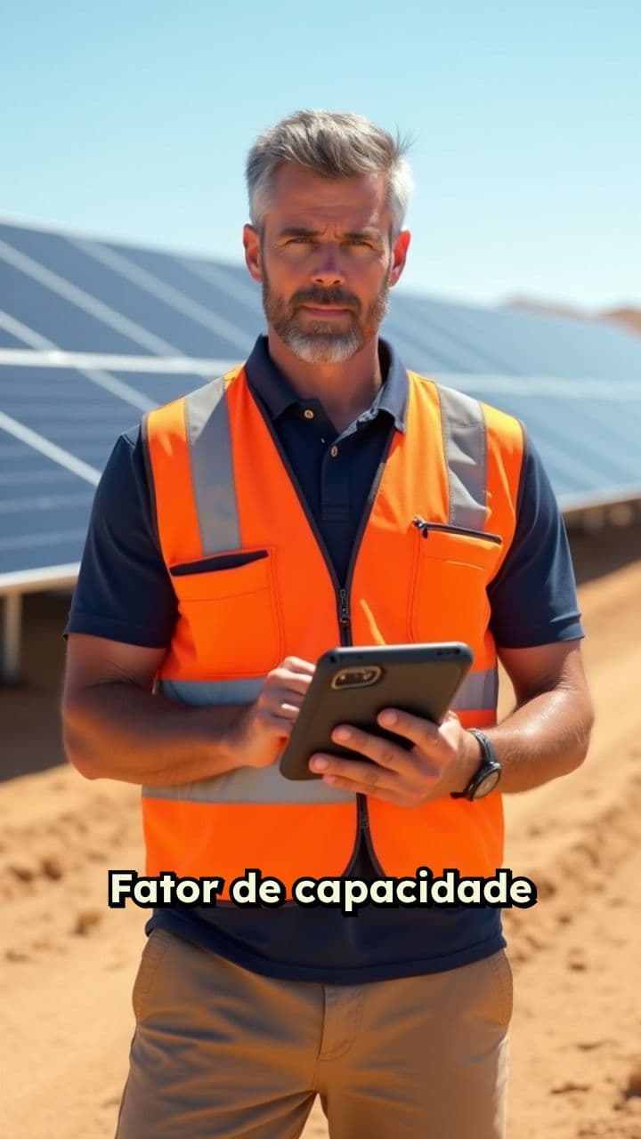 Fator de capacidade em sistemas solares