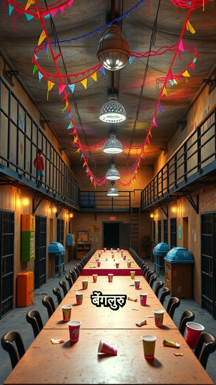 सेंट्रल जेल में पार्टी का वीडियो वायरल