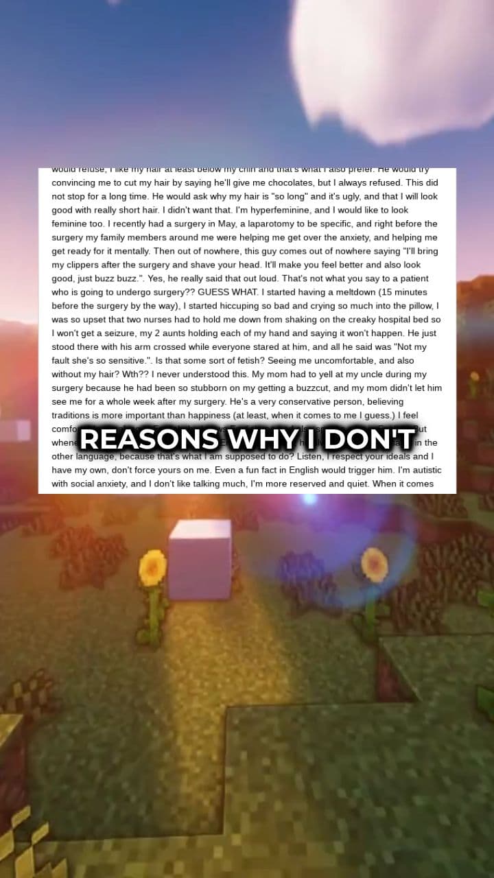 Reasons I Don't Like My Uncle